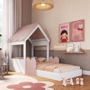 Ver imagem 1 de Cama Infantil Montessoriana em Forma de Casinha sem Colchão Ccm040 Completa Móveis