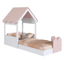 Cama Infantil Montessoriana em Forma de Casinha sem Colchão Ccm040 Completa Móveis - 3
