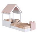 Ver imagem 3 de Cama Infantil Montessoriana em Forma de Casinha sem Colchão Ccm040 Completa Móveis