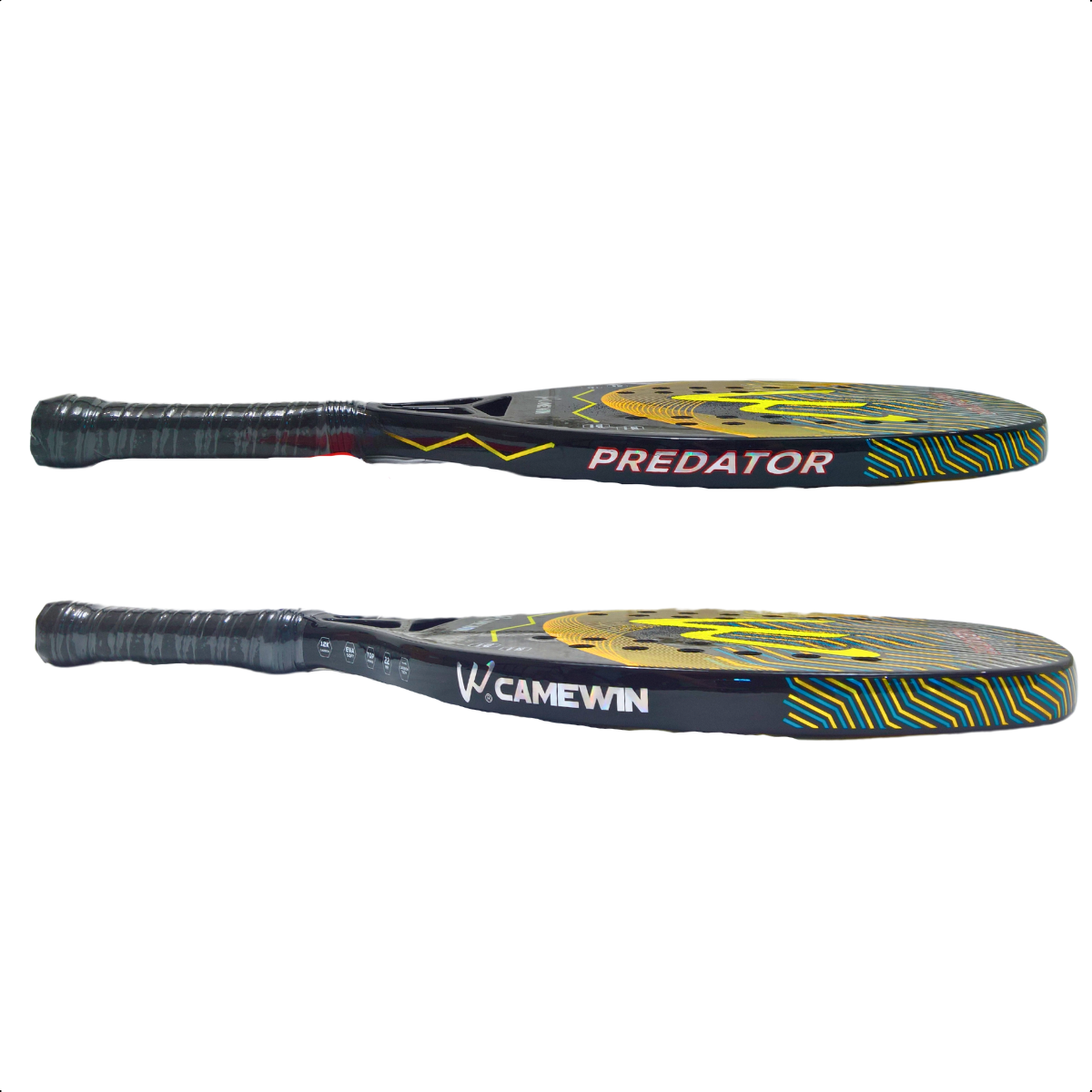 Raquete Beach Tennis Camewin Predator 12k Carbon + Brindes - 6