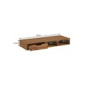 Ver imagem 7 de Escrivaninha Mesa para Escritório 1 Gaveta 6 Nichos 130CMX49,5CMX90CM Linha Liga Modulado