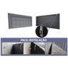 Cabeceira Casal 140 Cama Box Diamond Lexus Bege Suede Painel Rbl - 3