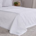 Ver imagem 6 de Kit Colcha Casal Satinatta Cetim Toque Pele de Pessego 220x240cm Branco