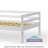 Cama Montessoriana Prime c/ Telhado VI e Grade de Proteção Casatema MadeiraOriginals - 2