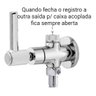 Ducha Higiênica com Derivação Metal Adaptador 2 Saídas Luxo - 3
