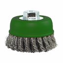 Ver imagem 1 de Escova Copo Trançada Pequi 4 x 100mm M14 de Aço Inox