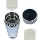 Ver imagem 3 de Garrafa Isotérmica em Aço Inox 500ml com LED - Branco
