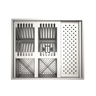 Calha Quadrada 58x48cm Goumert Canal Organizadora Escorredor AJB STORE - 1