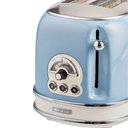 Ver imagem 2 de Torradeira Elétrica Ariete Vintage Azul 6 Níveis 750W 110V - Linha Retrô Modelo 155