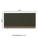 Ver imagem 3 de Armário de Cozinha Aéreo 70 cm 1 Porta Preto Reims Madesa