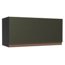Ver imagem 1 de Armário de Cozinha Aéreo 70 cm 1 Porta Preto Reims Madesa