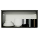 Ver imagem 4 de Armário de Cozinha Aéreo 70 cm 1 Porta Preto Reims Madesa