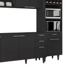 Ver imagem 7 de Armário de Cozinha Cp02 para Pia 180cm Pérola Z34 Preto - Mpozenato