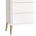Ver imagem 3 de Cômoda Sapateira Théo New Branco Fosco com Natural - MoveisAqui