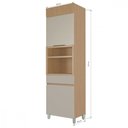 Ver imagem 2 de Paneleiro 2 Portas 1 Gaveta Torre Quente Nesher Realeza Premium 65cm 100% MDF