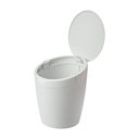 Ver imagem 2 de Cesto Multiuso com Tampa Basculante 2,7lt - Astra Branco