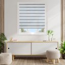Ver imagem 1 de Persiana Zebra Double Vision 1,60x1,60 Premium - Cinza