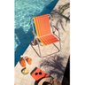 Cadeira de Praia Samoa em Alumínio Laranja e Amarelo Tramontina - 8