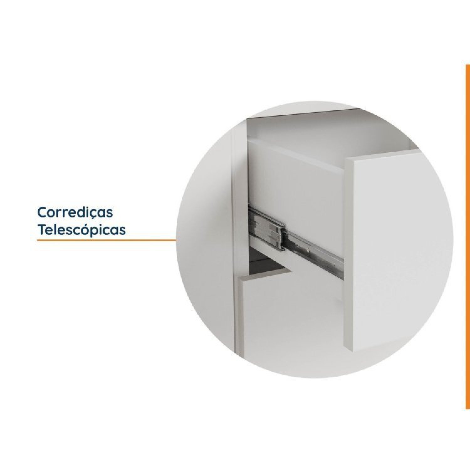 Cozinha Modulada 4 Peças sem Tampo 2 Aéreos 5 Portas e 2 Balcões Ipanema CabeCasa MadeiraMadeira - 10