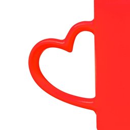 Canecas Casal Com Alça De Coração 350Ml - Lyor 2412 E 8665 - 4