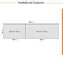 Ver imagem 7 de Cozinha Planejada 4 Peças com Tampo 2 Armários Aéreos 5 Portas e 2 Balcões Ipanema CabeCasa MadeiraOriginals Branco