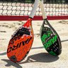 Raquete BT Beach Tennis Vairo Fibra Vidro Carbono 3k EVA Soft Modelo Exult - 4