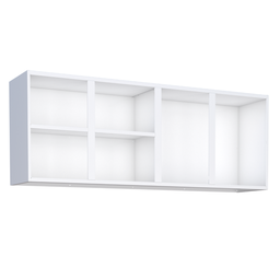 Armário Suspenso 4 Portas Codajás Branco - 3