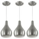 Ver imagem 1 de Kit 3 Pendente Nepal Drop Premium Gourmet Aluminio Escovado