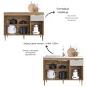 Ver mais imagens de Cozinha Completa Modulada 6 Peças com Torre Quente para 2 Fornos e Espaço para Cooktop Veneza Modulada