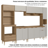 Cozinha Completa Modulada 6 Peças com Torre Quente para 2 Fornos e Espaço para Cooktop Veneza Modulada - 14