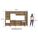 Ver imagem 4 de Cozinha Completa Modulada 6 Peças com Torre Quente para 2 Fornos e Espaço para Cooktop Veneza Modulada Bege/Mel/Arenas