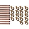Kit 10 Haste Aterramento Cobreada 5/8 X 2,4mts + Conectores - 1