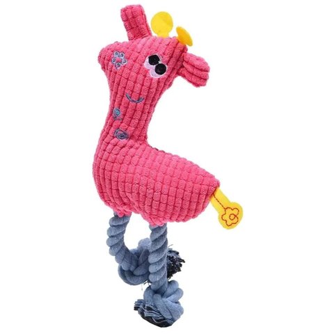 Mordedor de Pelucia Pet Cao Gato Brinquedo com Apito Animal de Estimaçao Seguro Entretenimento Resis