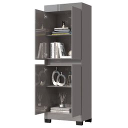 Armário Multiuso Escritório Quarto 4 Portas Gael Rede Móveis - 4