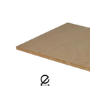 Ver imagem 3 de Chapa Madeira Prateleira MDF Crú 15mm 40x40cm