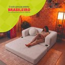 Ver mais imagens de Sofá Cama Hali 1,88m Xpand Tech Tecido Bouclê Cinza Claro Cama Inbox
