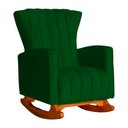 Ver imagem 1 de Poltrona Decorativa Melinda Balanço Vovo Suede Verde - Fm