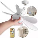 Ver imagem 1 de Super Ventilador de Teto Silencioso de 3 Modos com Lâmpada Embutida com Controle Facil Instalação no