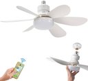 Ver imagem 6 de Super Ventilador de Teto Silencioso de 3 Modos com Lâmpada Embutida com Controle Facil Instalação no