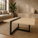 Ver imagem 1 de Mesa Centro Estilo Industrial Berlin Decorativa Moderna Klm Móveis
