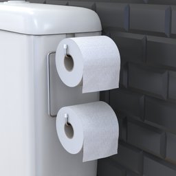 Porta Papel Higiênico Caixa Acoplada Suporte Cromado Arm - 2