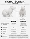 Ver imagem 3 de Forma 3D Capivara Decorativa em ABS - Produção em Gesso, Cimento ou Concretoxmoldes Formas 3D