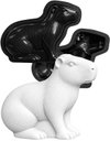 Ver imagem 1 de Forma 3D Capivara Decorativa em ABS - Produção em Gesso, Cimento ou Concretoxmoldes Formas 3D
