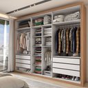 Ver imagem 3 de Guarda-roupa Casal Severo 6 Portas 6 Gavetas - Panorama Móveis