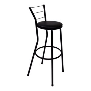 Banqueta Banco Alto Cozinha Alta Bar Bistro Area Americana:preto