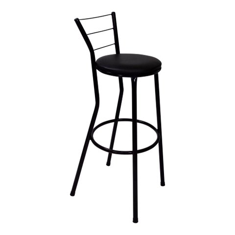 Banqueta Banco Alto Cozinha Alta Bar Bistro Area Americana:preto