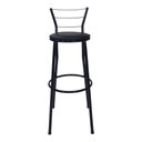 Ver imagem 5 de Banqueta Banco Alto Cozinha Alta Bar Bistro Area Americana:preto