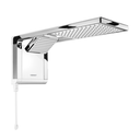 Ver imagem 1 de Ducha Eletrônica 220V Acqua Duo 6800W Branco/Cromado Lorenzetti