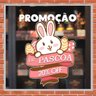 Adesivo para Vitrine Promoção Páscoa 9-Extra Grande 75x96cm - 1