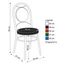 Ver imagem 3 de Kit 2 Cadeiras CC10 A107 Debrum